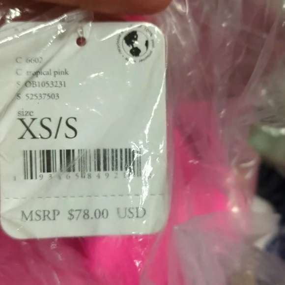 FREE PEOPLE MOVEMENT Tropical Pink High-Rise 7/8 Length Good Karma Leggings NEW - Picture 6 of 6